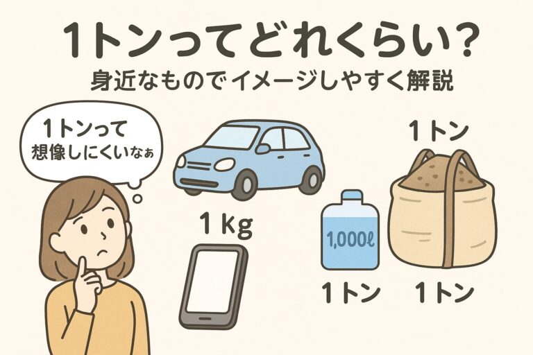 1トンは何グラム?ゼロの数で迷わない単位換算の全ポイント解説 | 知ってると後がラクになる!暮らしのアトラク知恵カフェ